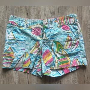 Lilly Pulitzer Callahan Short You Gotta Regatta, Size 2, MINT